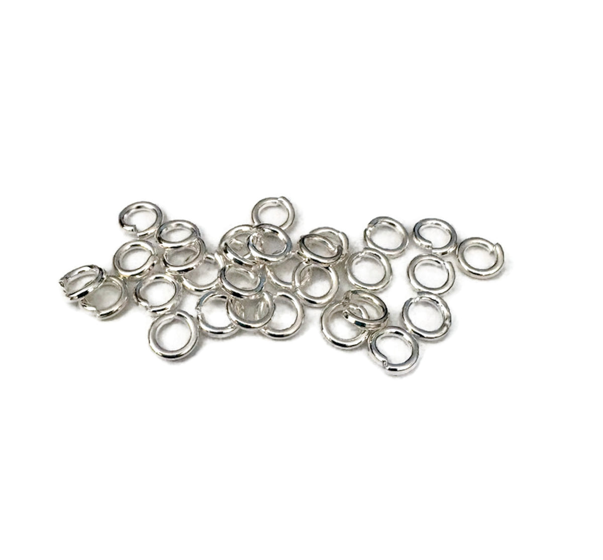 Stevig ringetje, oudzilverkleur, 6mm