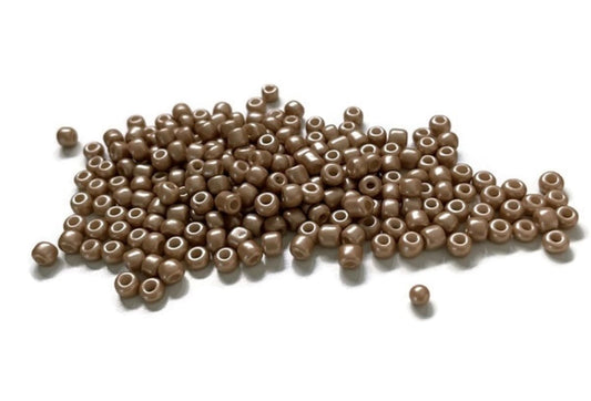 Rocailles 6/0 (4mm), champagne beige