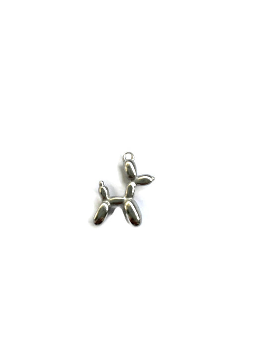 Bedel, balloon dog, rvs, zilverkleur