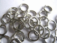 Stevig ringetje, oudzilverkleur, 6mm